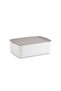 Alaine Storage Box With Lid 45x30.7x14.7cm - White/grey - 3