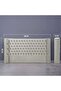 NEPTUNE HEADBOARD VELVET WHITE L-200 : H-125 CM - 5