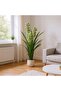 Cymbidium Orchid Artificial Tree With Flowers H110cm - Green