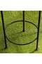 Inferno Round Metal Planter Stand 30x30x70cm - Black - 3