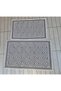 Natural Cotton Bath Mat Set of 2 60X100 50X80 cm - 3