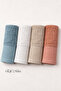 4-Piece Hand and Face Towel Set with Waffle Border Daily Soft 50X85 cm - 5