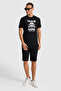 Men's Black Regular Fit Crew Neck T-Shirt 50322498-Vr046 - 4