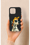 Cool Dalmatian Patterned Silicone Case Compatible with iPhone 16 Pro Max