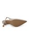 Patent Leather Heeled Shoes Pointed Toe Stone Buckle Detailed Goblet Heel Slingback Classic Office L085.K1122 - 4