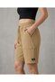 Women's Wrinkled Textured Shorts, Elastic Waist Lace-Up Comfortable Fit Summer Shorts with Pockets - 3