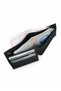 Men's Matte Black Genuine Leather Multi-Compartment Wallet and Card Holder - 2