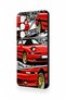 Realme C65 Compatible Red Supra Patterned Silicone Case - 3