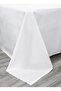 Hotel Collection Flat Sheet 200T Cotton Polyester Percale 2 Pieces King Size White - 6