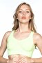 Premium Seamless Padless Sports Bra Soft Textured Bustier for Motion Freedom - 2