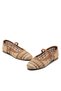 Women's Colorful Straw Detailed Orthopedic Non-Slip Sole Ballerina Shoes 19045 - 9