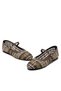 Women's Colorful Straw Detailed Orthopedic Non-Slip Sole Ballerina Shoes 19045 - 9