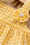 Girl's Ruffle Detailed Strappy Summer Dress Set I Hat Included Dress I Suitable for Daily and Holiday Use Dress Set I Wrinkled Fabric - 5