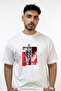 Eren Yeager Titan_1 Design Printed Oversize White T-Shirt