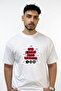 Bts Arirang_1 Design Printed Oversize White T-Shirt