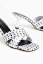 Monza Polka Dot Women's Heeled Slippers - 2