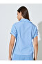 Blue Striped Slim Fit Casual Shirt - 5