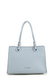 Textured Blue Bag with Buckle Detail 0066 - 3