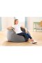 Beanless Bag Inflatable Lounge Chair Grey 114x114x71cm - 2