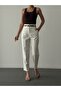 26Ypnt01612 Ecru Women's Trousers - 2