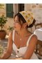 Women's Mesh Daisy Pattern Mesh Bandana, Hair Bandana, Trendy Summer Bohemian Crochet Bandana