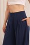 Comfort Women's High Waist Casual Baggy Trousers with Pockets - 4