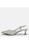 Large Size Short Heeled Bridal Shoes Pearl White Pointed Toe 41-42-43-44 - 4