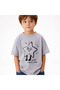 Star Pattern T-Shirt Gray - 2