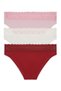 Women's 3 Pack Bonita Pink/Ivory/Dark Magma Panties - 2