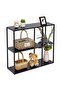 3-Layer Metal Console Table, Foyer Table, Suitable for the Entrance, Living Room, Corridor, Balcony - 2