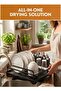 Large Stainless Steel Dish Drying Rack with Drainboard & 360° Swivel Water Outlet - 4