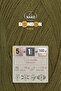 Crystal • Khaki (98687) - 5-Pack X 100Gr/475M - Fine Yarn Hand Knitting Thread - Shawl Blouse Yarn - 3