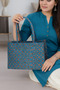 Indian Kutch Ajarakh Mashroo Tote Bag - 2