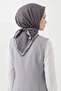 Soft Scarf Retro Geometric Black - 2