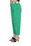 Plus Size Mom Belted High Waist Cotton Women's Pants - 2