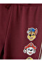 Burgundy Paw Patrol Printed Boys' Jogger Sweatpants - 5