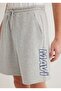 Printed Regular Waist, Slim Straight, Flat Leg Shorts - 4