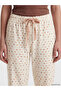Ozmarka New Season Heart Patterned Women's Pajama Bottoms - 3