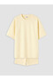 Yellow Girls' Soft Touch Shorts Set