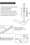 Decorative Corner Standing Lamp with Remote Multicolour - 3