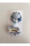 Girl's Knitted Snapback Hat Buckle (Blue Shades) - 5