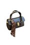 Stylish Bag with Fabulous Scarf Detail in Brown