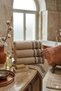 4-Piece Hand and Face Towel Set 100% Cotton 50X90 cm Savana Sand Beige - 2