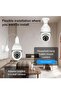 Wireless Security Camera, 1080P WiFi Lampcamera 2 Way Talk 360 Degree Motion Detection Surveillance Camera with Night Vision - 5