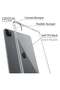 Silicon Clear Case for iPad Pro 12.9'' (5th Gen ) 2021, TPU Shockproof Back Cover - 3
