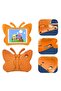 iPad case for Kids, 3D Cartoon Butterfly Non-Toxic EVA Light Weight Kid Proof Shockproof case - 3