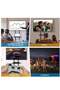 Mobile TV Cart with Wheels for 32-65 Inch LCD LED Plasma Flat Screen TVs- Height Adjustable Rolling TV Stand - 7