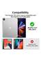 Silicon Clear Case for iPad Pro 12.9'' (5th Gen ) 2021, TPU Shockproof Back Cover - 6