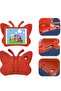 Feitenn 3D Cartoon Butterfly Kid Proof Shockproof Case for iPad 5/6/Pro 9.7/New iPad 2017 (Red) - 2