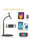Tablet Stand Phone Holder, 360 Degree Rotating Adjustable Desktop Tablet Mount Compatible with iPad/iPhone/Nintendo Switch/Samsung Galaxy Tabs/Kindle - 2